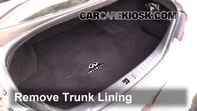 2011 Infiniti M37 X 3.7L V6 Pneus et roues Changer un pneu crevé